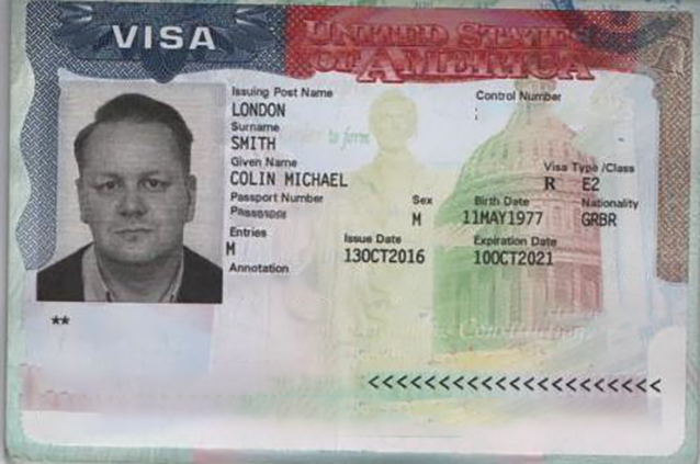 Redacted E-2 Visa